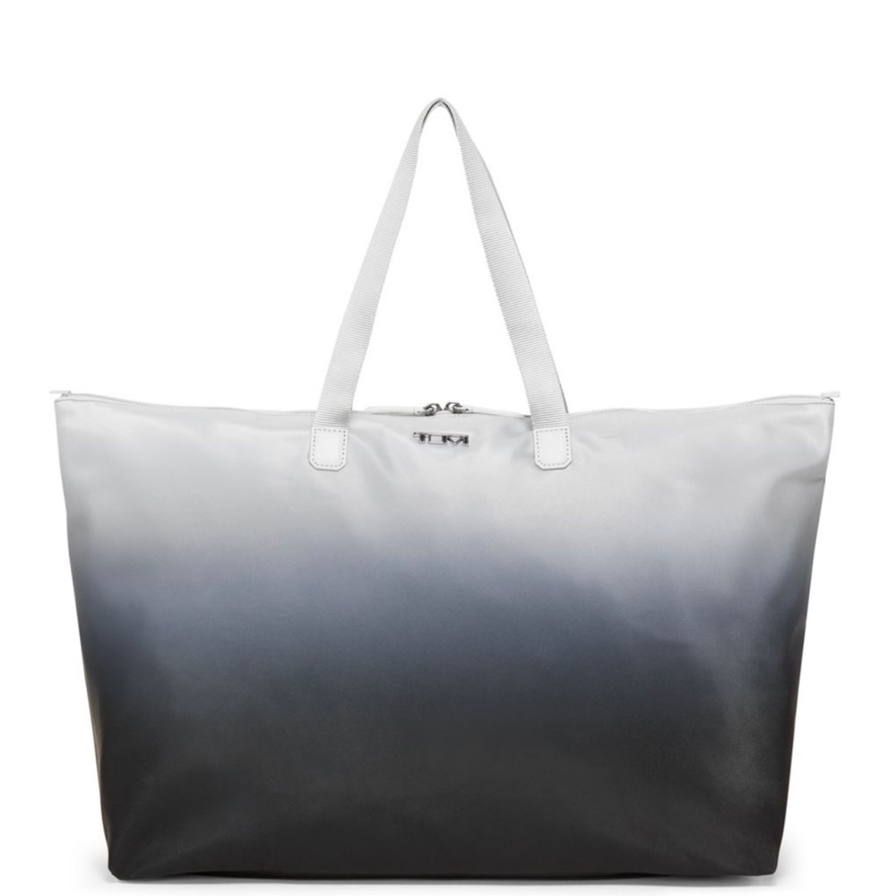 TUMI Gradient Gray and Black Travel Bag